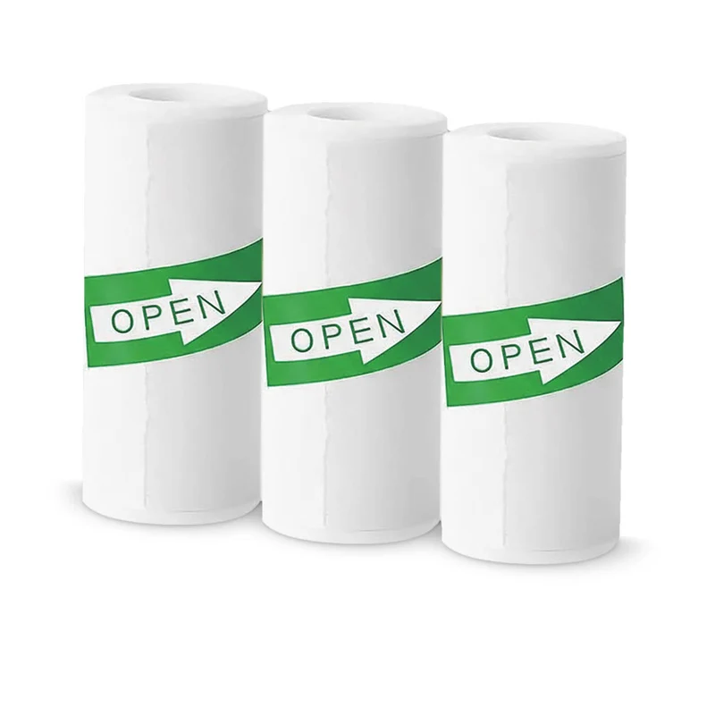 Printerrollen Stickerpapier - 3.00m - 56 mm