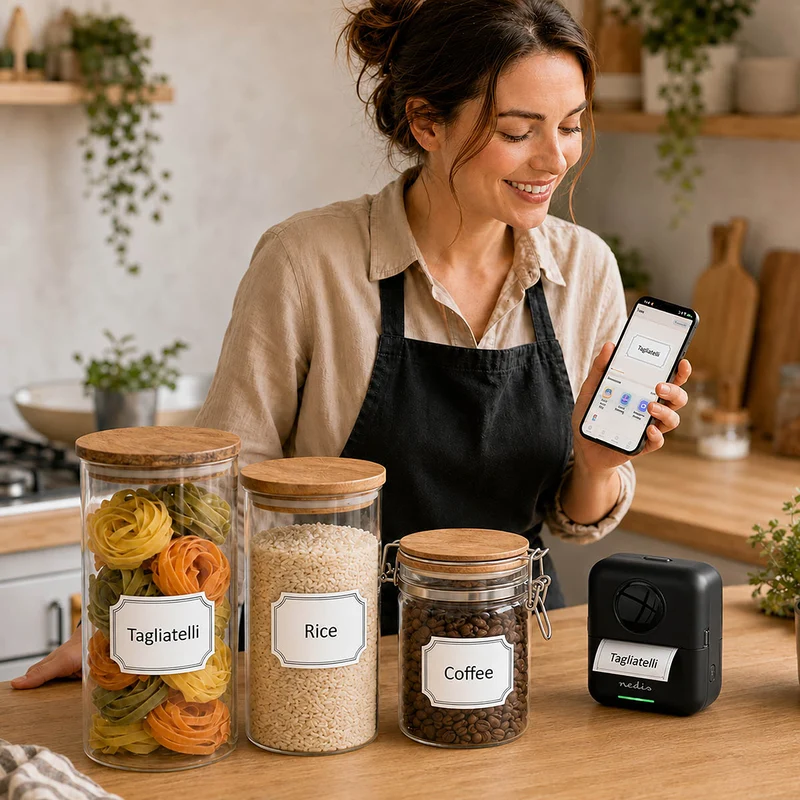 Printer Afdrukken zonder inkt - Wit / Zwart - Bluetooth®
