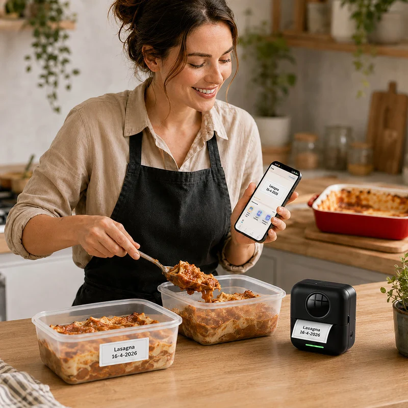 Printer Afdrukken zonder inkt - Wit / Zwart - Bluetooth®
