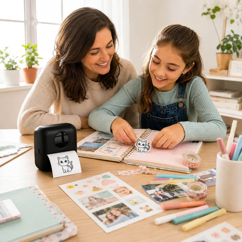 Printer Afdrukken zonder inkt - Wit / Zwart - Bluetooth®