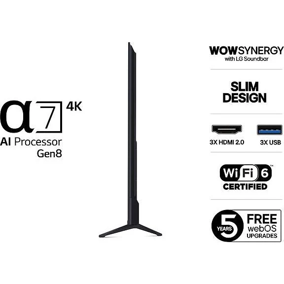 LG 75" UA75 4K UHD Smart LED TV