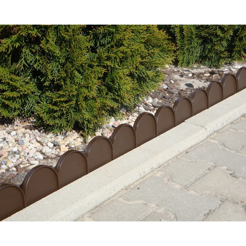 Prosperplast Garden Edge Garden Line IKRA 10m cemno Brown