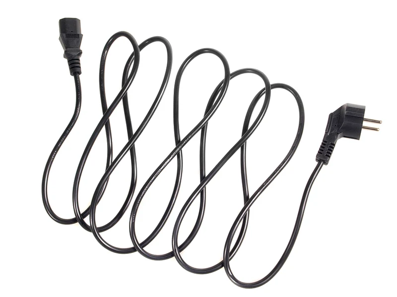 Strömkabel för CPU-kontakt Cee7 / 7 Schuko / C 13 längd 3m Maclean MCTV-692