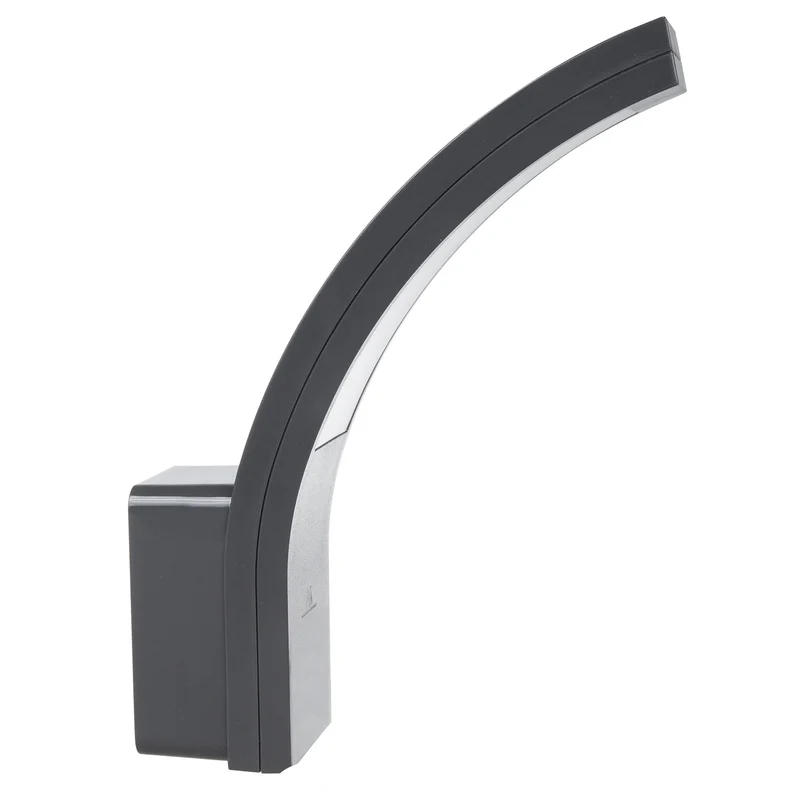 Maclean LED-fasadlampa, 800 lm, 10 W, ljusfärg naturvit (4000 K), färg grå, MCE343 GR, 2 st