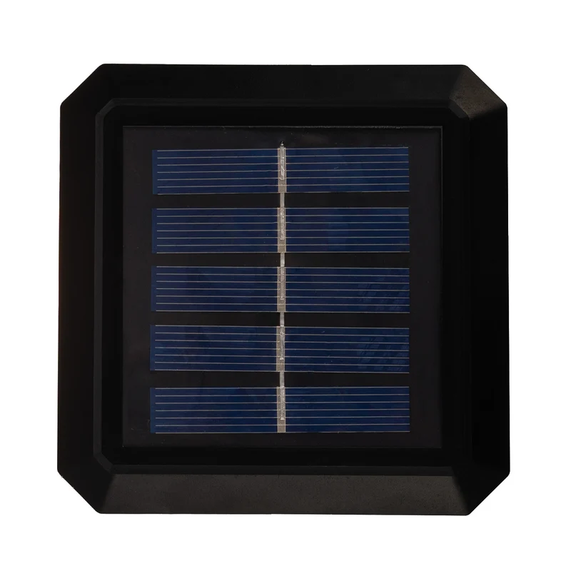 GreenBlue solcellsdriven LED-stolplampa, 100 x 100 mm, kuplock, 3200 K, GB128 WW, 4 st