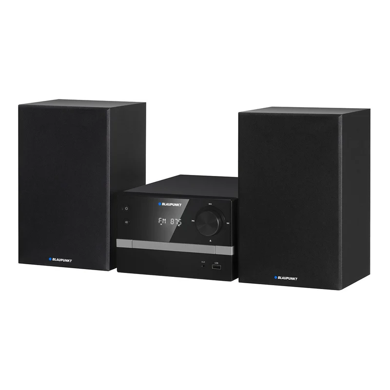 Blaupunkt mikrotorn, Bluetooth, FM-radio, effekt 20 W RMS, klocka med alarmfunktion, CD/MP3/USB/AUX, MS9BT