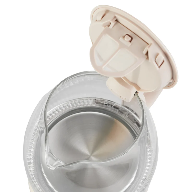 Adler AD 1283C Glaskanna 1,0L roterande bas, platt botten