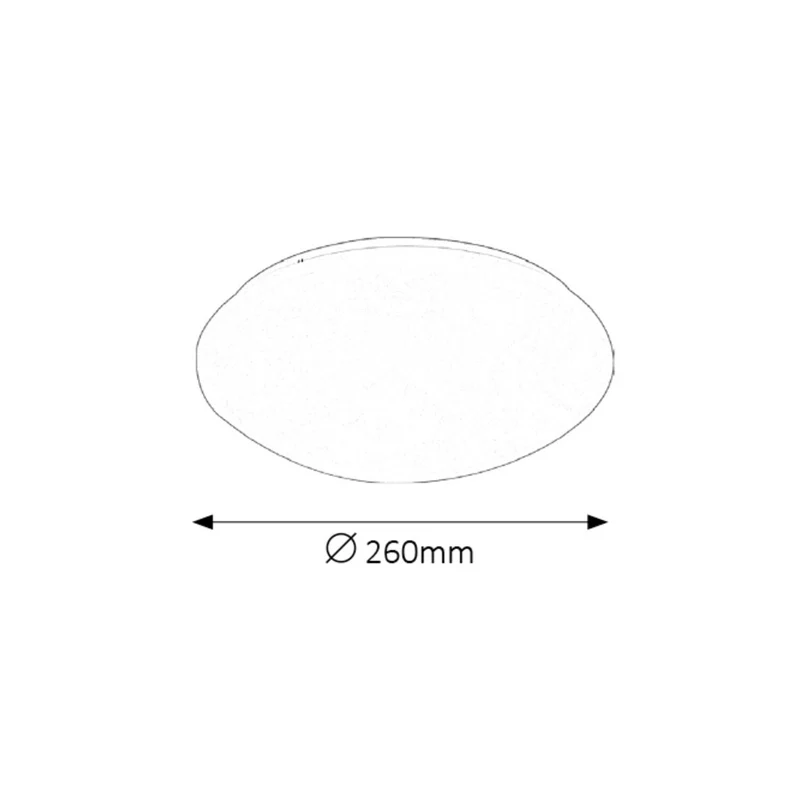 Rabalux Lucas Ellegant Rund Taklampa 3437 Vit 12W 900 lm