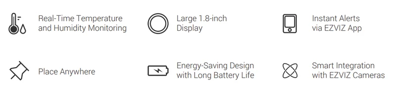 EZVIZ T51C - Sensor Temperatura e Humidade Zigbee