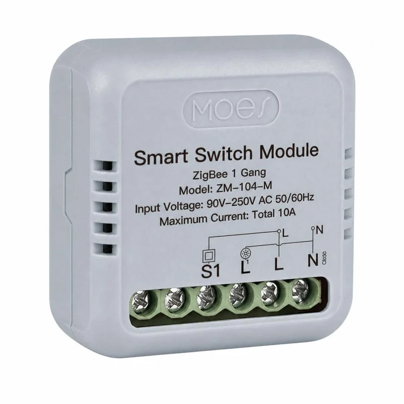 Módulo Switch Zigbee Mini 1 Canal - MOES ZM-104