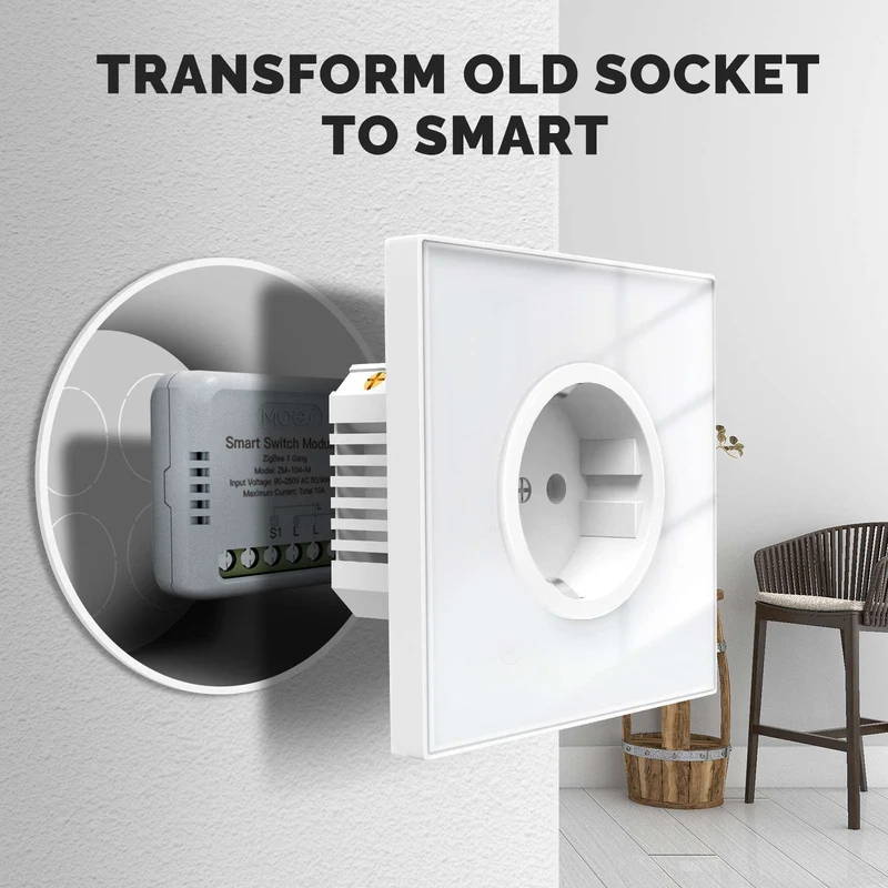 Módulo Switch Zigbee Mini 1 Canal - MOES ZM-104