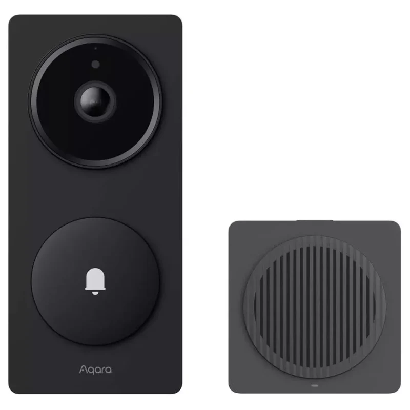 Aqara Kit Videoporteiro Inteligente 2K com Câmara + Campainha / Hub Matter – Preto - Aqara G410 Select (CH-C09D)