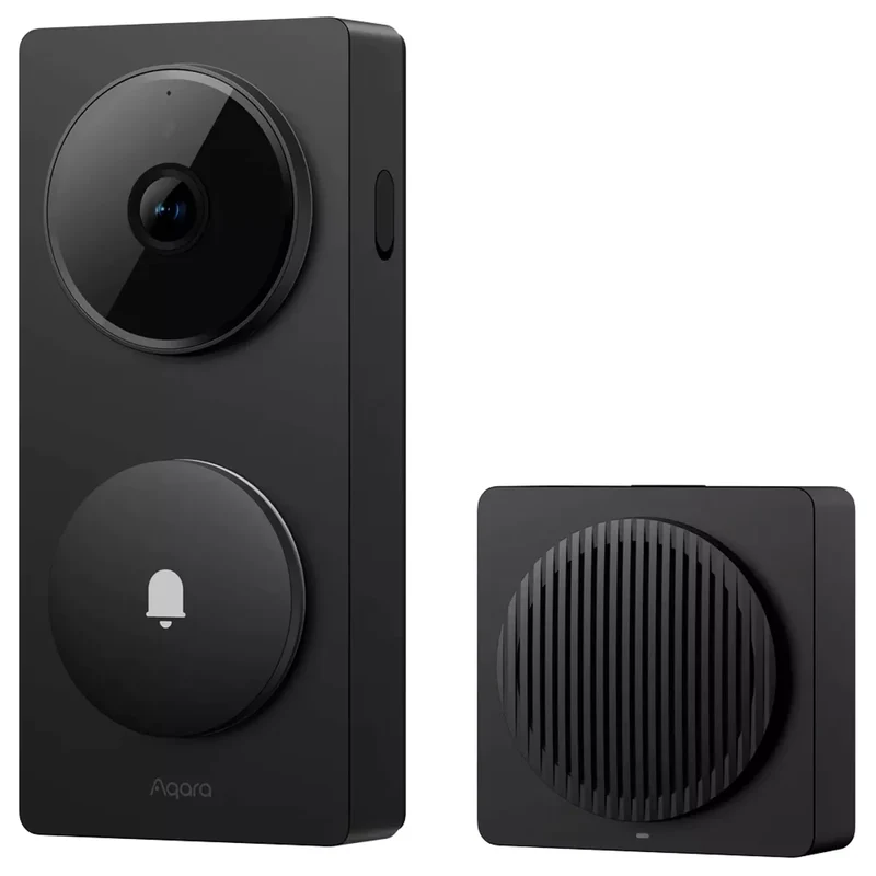 Aqara Kit Videoporteiro Inteligente 2K com Câmara + Campainha / Hub Matter – Preto - Aqara G410 Select (CH-C09D)
