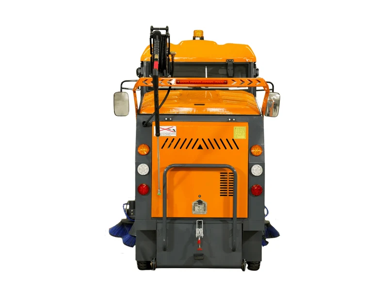 Kehrmaschine mit Kabine Graefer KM180-PRO inkl. Hochdruckreiniger