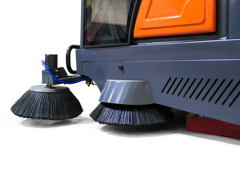 Kehrmaschine mit Kabine Graefer KM180-PRO inkl. Hochdruckreiniger