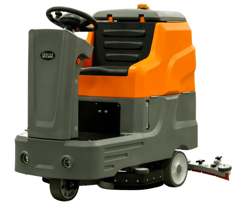 Aufsitz-Scheuersaugmaschine Graefer SM125-PRO mit Doppelbürste
