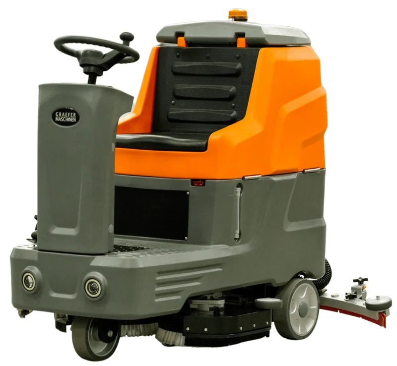 Aufsitz-Scheuersaugmaschine Graefer SM80S-PRO mit Doppelbürste