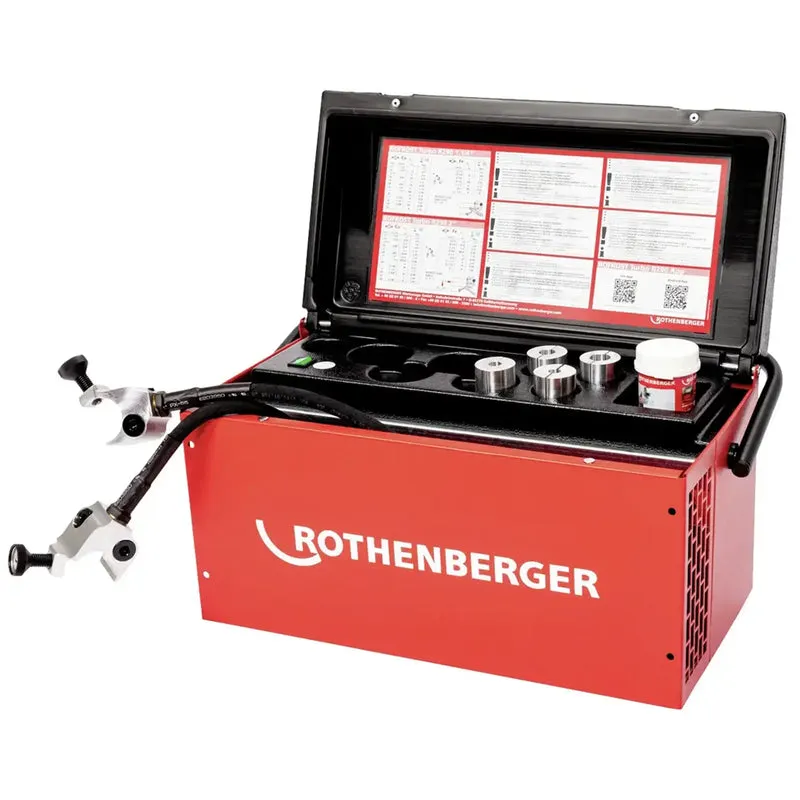 Pipe Freezing System Rothenberger Rofrost Turbo 2" R290 230V + 8 Reducer Shells