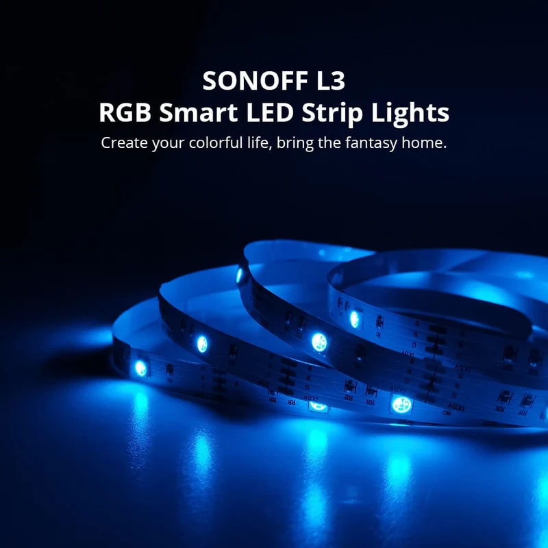 Sonoff L3-5M Fita LED Smart WiFi RGB IP20 5M