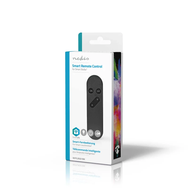 Nedis WIFILR001BK - Comando para Lampadas Inteligentes WiFi