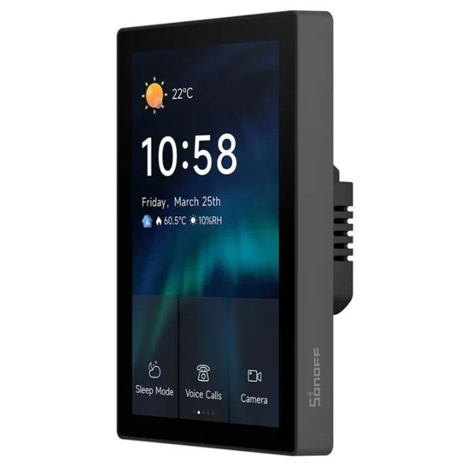 Sonoff NSPanel PRO 120 WiFi / Zigbee Hub / Matter Preto