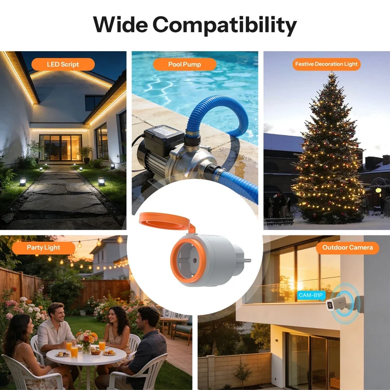 Sonoff S61S - Tomada Inteligente Exterior WiFi Matter