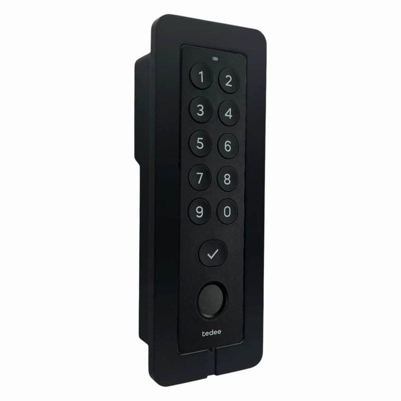 Tedee Flush Wall Mount Preto - Suporte Keypad PRO