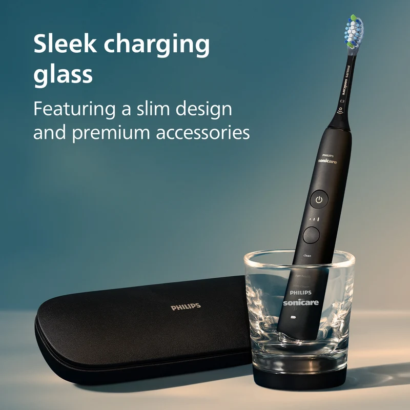 Philips Sonicare DiamondClean 9000 Electric Toothbrush HX9911/09, Black
