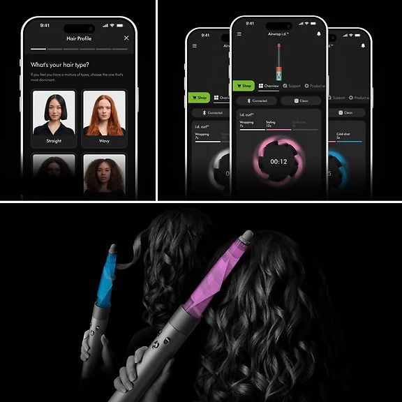 Dyson Airwrap i.d. Multi-Styler and Hair Dryer Straight + Wavy, Rose Gold