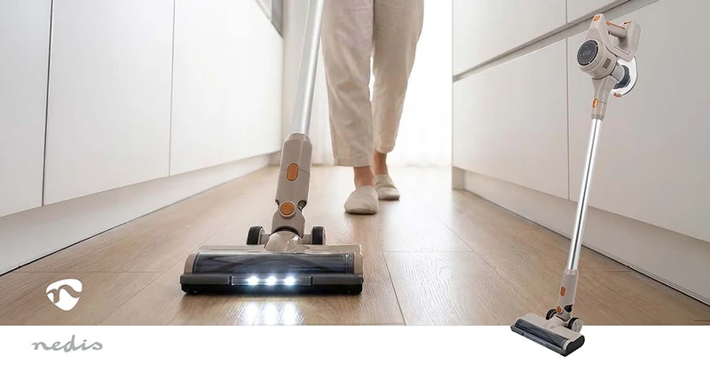 Steelstofzuiger 140W - 22.2 VAC - Gemotoriseerde Borstel met Geïntegreerde Verlichting