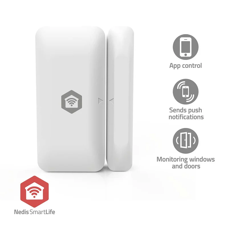 SmartLife Slimme Deur/Raam Sensor Zigbee 3.0 - Batterij Gevoed - Android™ / IOS