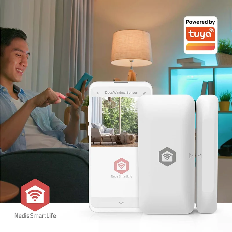 SmartLife Slimme Deur/Raam Sensor Zigbee 3.0 - Batterij Gevoed - Android™ / IOS