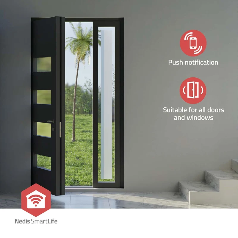 SmartLife Slimme Deur/Raam Sensor Zigbee 3.0 - Batterij Gevoed - Android™ / IOS