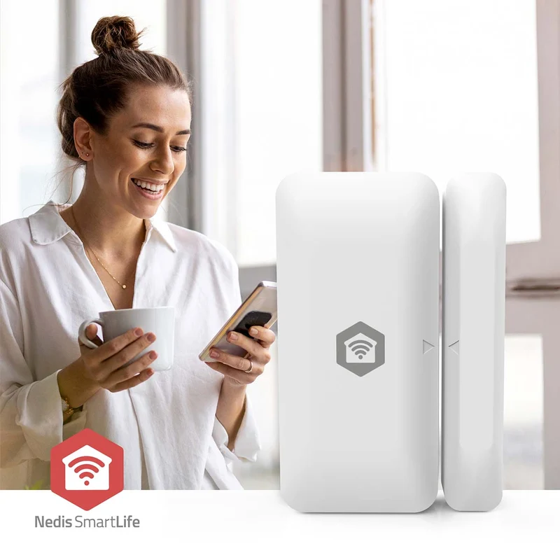 SmartLife Slimme Deur/Raam Sensor Zigbee 3.0 - Batterij Gevoed - Android™ / IOS