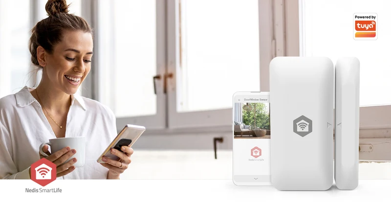 SmartLife Slimme Deur/Raam Sensor Zigbee 3.0 - Batterij Gevoed - Android™ / IOS