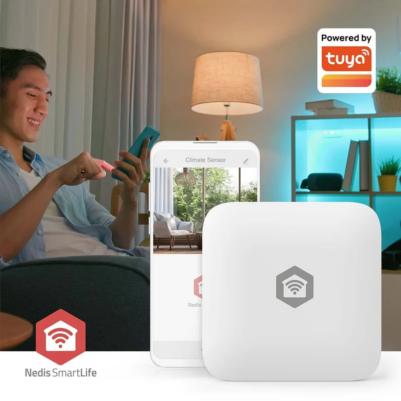 SmartLife Klimaatsensor Zigbee 3.0 - Batterij Gevoed - Android™ / IOS
