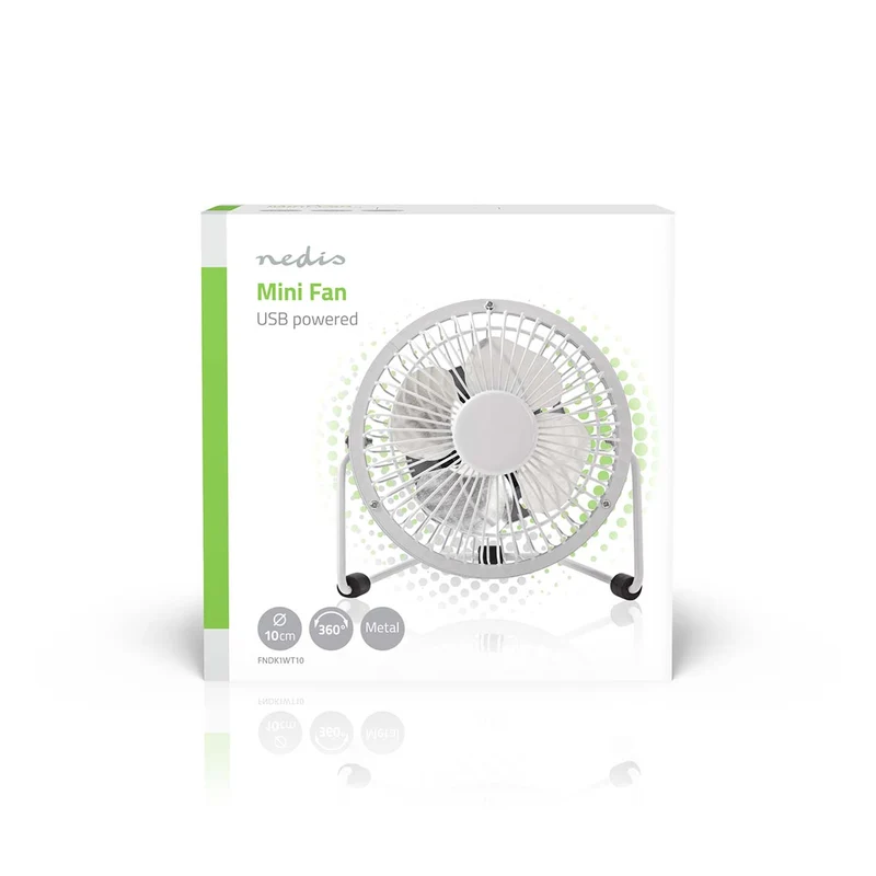 Tafelventilator USB Gevoed - Diameter: 100 mm - 3W