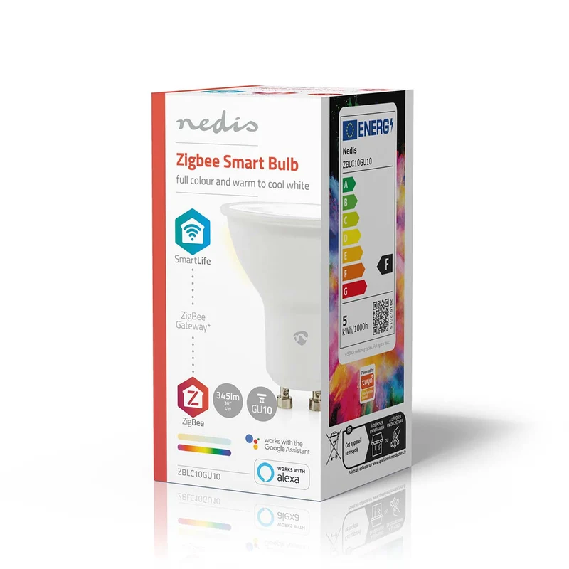SmartLife Multicolour Lamp Zigbee 3.0 - GU10 - 345 lm