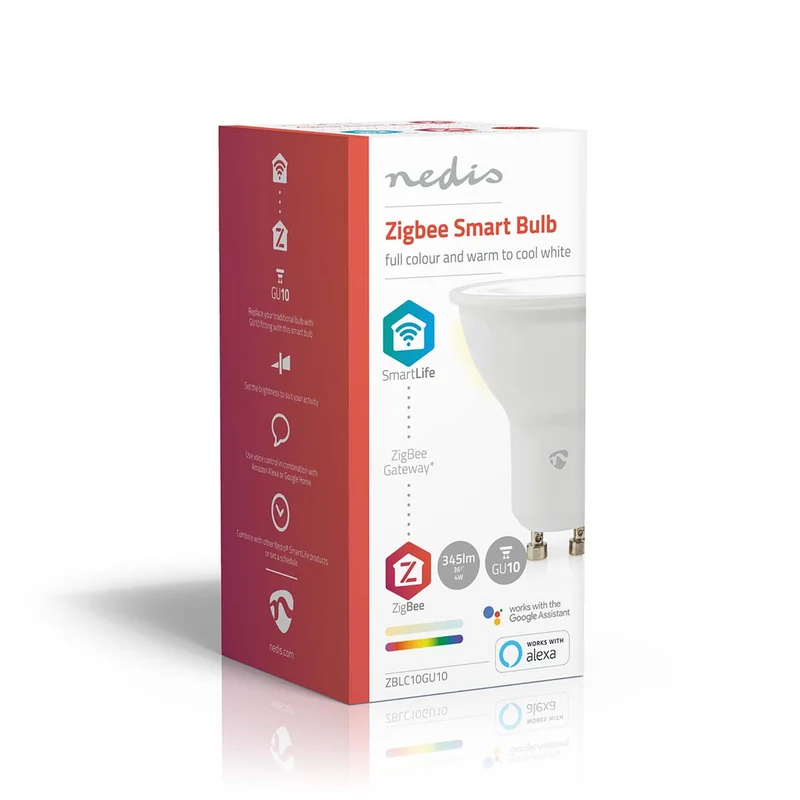 SmartLife Multicolour Lamp Zigbee 3.0 - GU10 - 345 lm