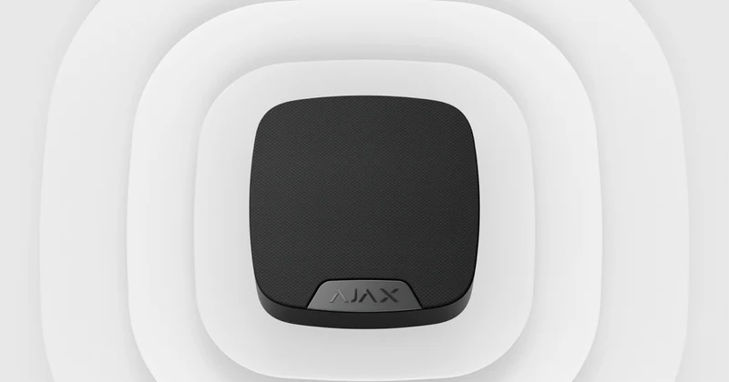 Ajax HomeSiren-B - Sirene Interior 97dB Jeweller Preto