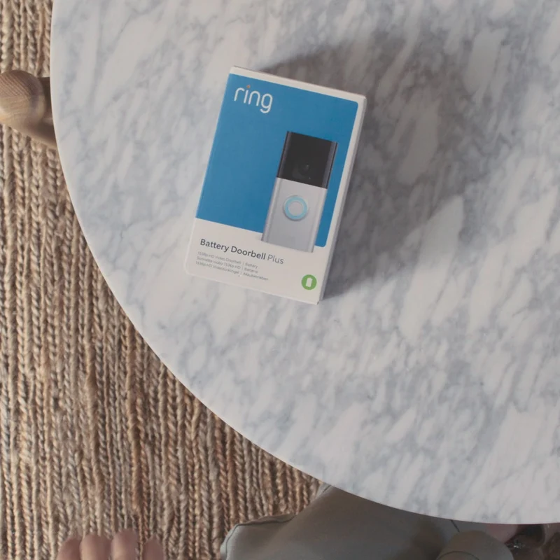 Ring Battery Video Doorbell Plus - Campainha com Vídeo 1536p WiFi