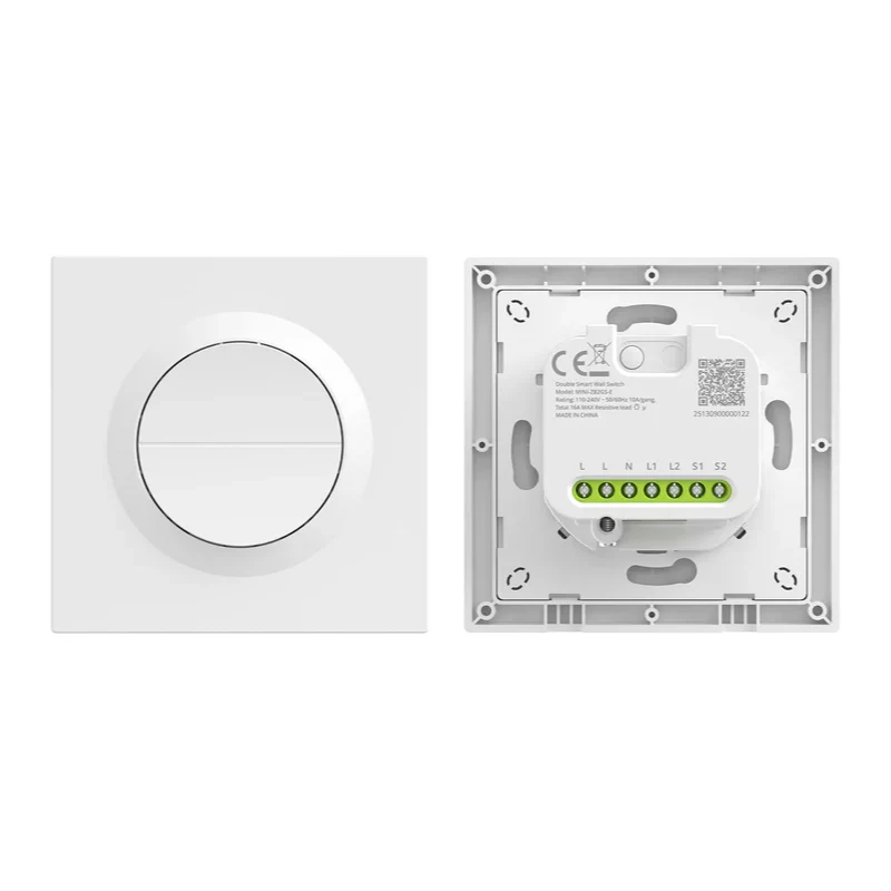 Sonoff Interruptor de parede Duplo 2 canais Zigbee 3.0 (Série Fusion) - Sonoff Orb-ZBW2 (MINI-ZB2GS-E)