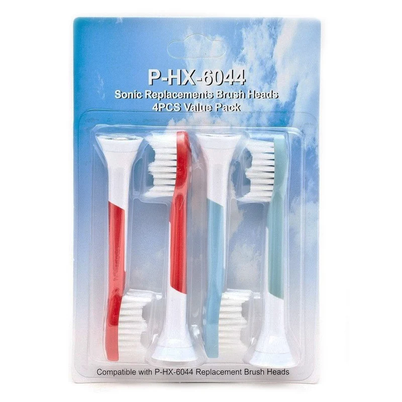 16-Pack Kids Replacement Toothbrush Heads Compatible with Philips Sonicare HX6044