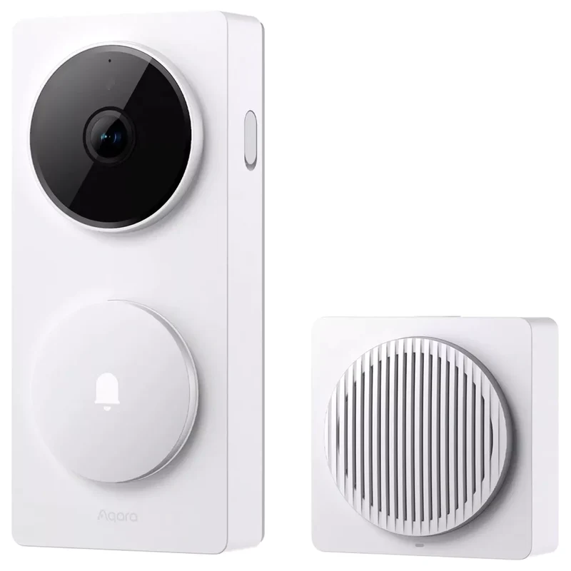 Aqara Kit Videoporteiro Inteligente 2K com Câmara + Campainha / Hub Matter – Branco - Aqara G410 Select (CH-C09D)