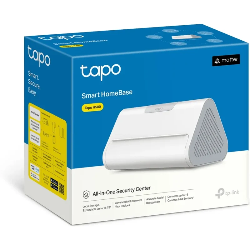 TP-Link Smart Hub para Dispositivos Tapo Smart WiFi 16GB eMMC, Ethernet, USB-A/C e HDMI - TP-Link Tapo H500