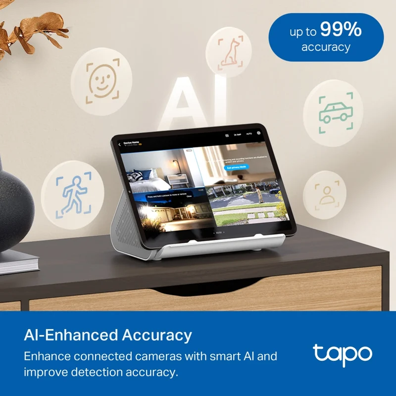 TP-Link Smart Hub para Dispositivos Tapo Smart WiFi 16GB eMMC, Ethernet, USB-A/C e HDMI - TP-Link Tapo H500