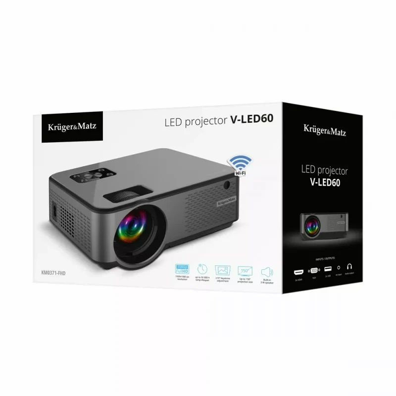 Kruger & Matz V-LED60 Full HD LED Projector Wi-Fi