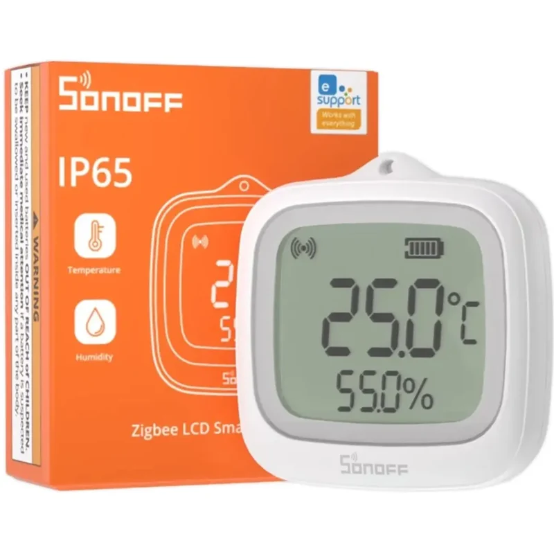 Sonoff Sensor Inteligente de Temperatura e Humidade Zigbee - Sonoff SNZB-02WD