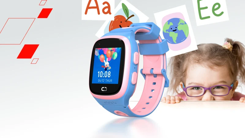 Canyon Zefir KW49 Kids Smartwatch 4G GPS, Pink/Blå