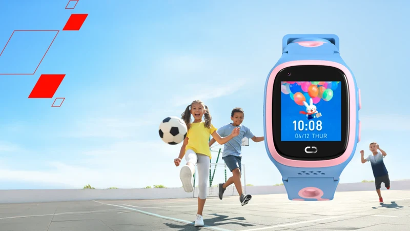 Canyon Zefir KW49 Kids Smartwatch 4G GPS, Pink/Blå